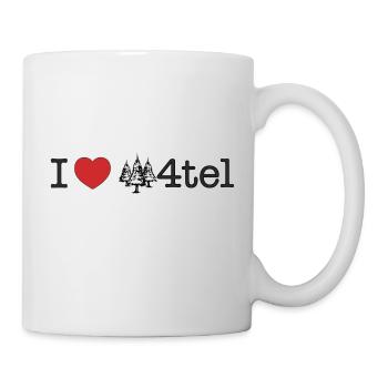 i love Wald4tel - ich liebe das Waldviertel - Tasse - Weiß - Rechts