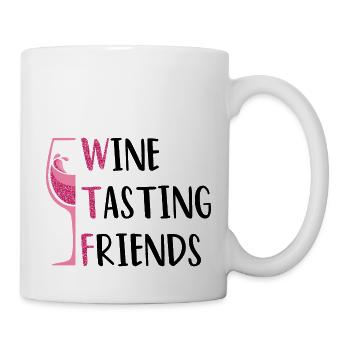 Wein Freunde Wine Tasting Friends - Mug - white - Right
