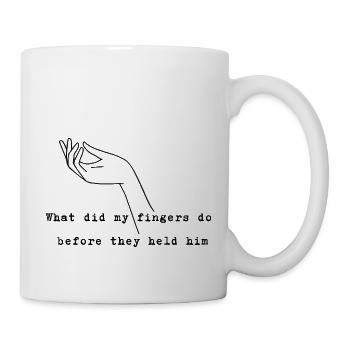 Sylvia Plath - Fingers - Mug blanc - blanc - Droite