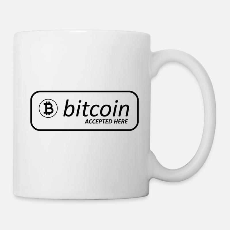 Bitcoin Trading Crypto Aktien - Tasse - Weiß