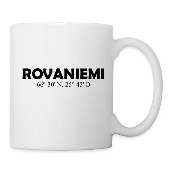 Rovaniemi - Finland - Coordinates - Longitude - Mug - white - Right