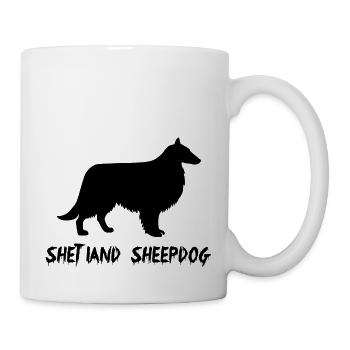 Chien Hund - Mug blanc - blanc - Droite