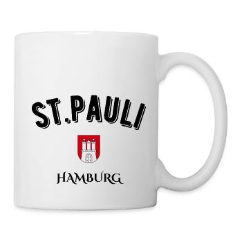 St. Pauli Hamburg - Tasse - Weiß - Rechts