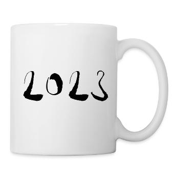 2023 - Jahr - Jahreswechsel - Tasse - Weiß - Rechts