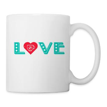 I LOVE COFFEE I LOVE LIFE - Mug - white - Right