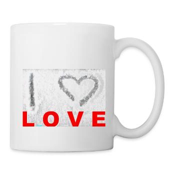 ZoffArt I love LOVE - Tasse - Weiß - Rechts