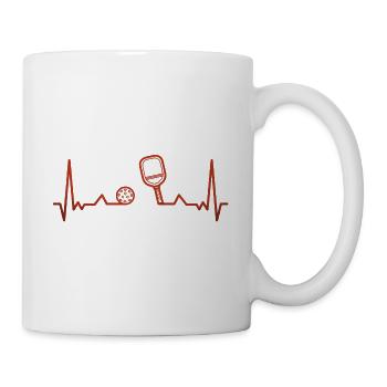 Battement de cœur Pimpleball - Mug blanc - blanc - Droite