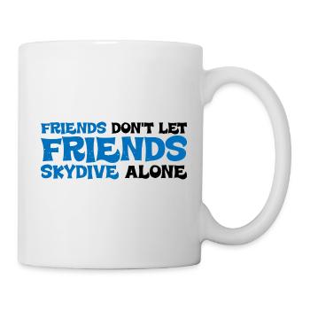 Les amis ne laissent pas les amis sauter seuls 4 - Mug blanc - blanc - Droite