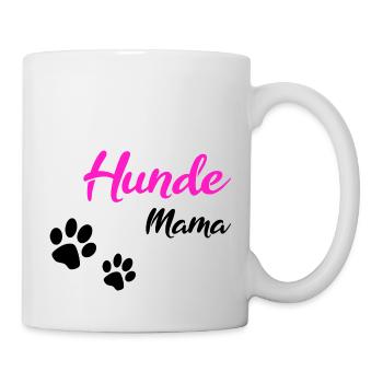 Hunde Mama Geschenk black - Tasse - Weiß - Rechts