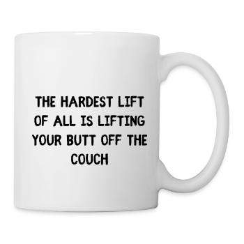 Fitness Faulenzer - Tasse - Weiß - Rechts
