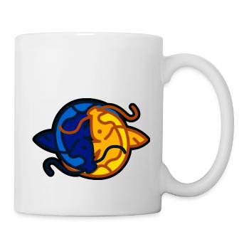Koi Yin Yang - Tasse - Weiß - Rechts