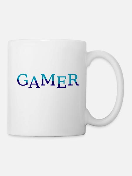 Game Gaming PC - Tasse - Weiß