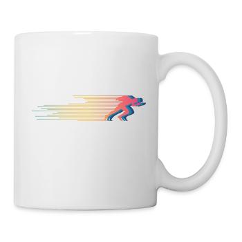 Biking Running Marathon Triathlon Bike - Mug - white - Right