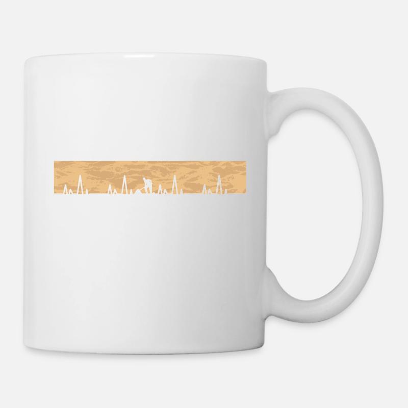 Bauarbeiter Herzschlag Arbeiter - Tasse - Weiß