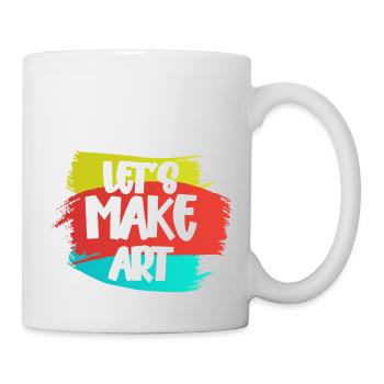 Faisons de l’éducation artistique un professeur d’art - Mug blanc - blanc - Droite