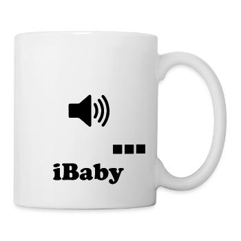Schwangerschaft Babyparty Babyshower Boy Girl - Tasse - Weiß - Rechts