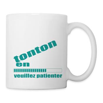 Tonton En 2023 Veuillez Patienter - Mug blanc - blanc - Droite