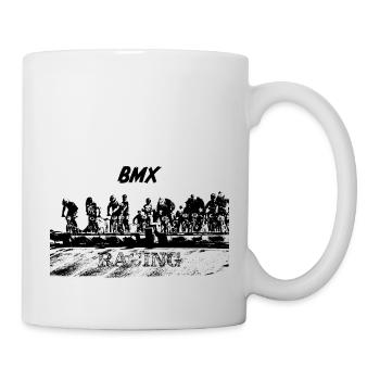 BMX Race Racing MTB Motocross MTB Bike RAD - Tasse - Weiß - Rechts