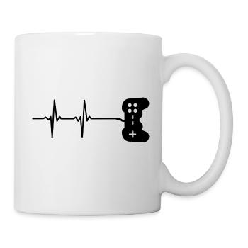 Joueurs pour la vie - Mug blanc - blanc - Droite