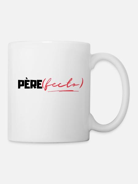 Père(fecto) cadeau papa humour - Mug blanc - blanc