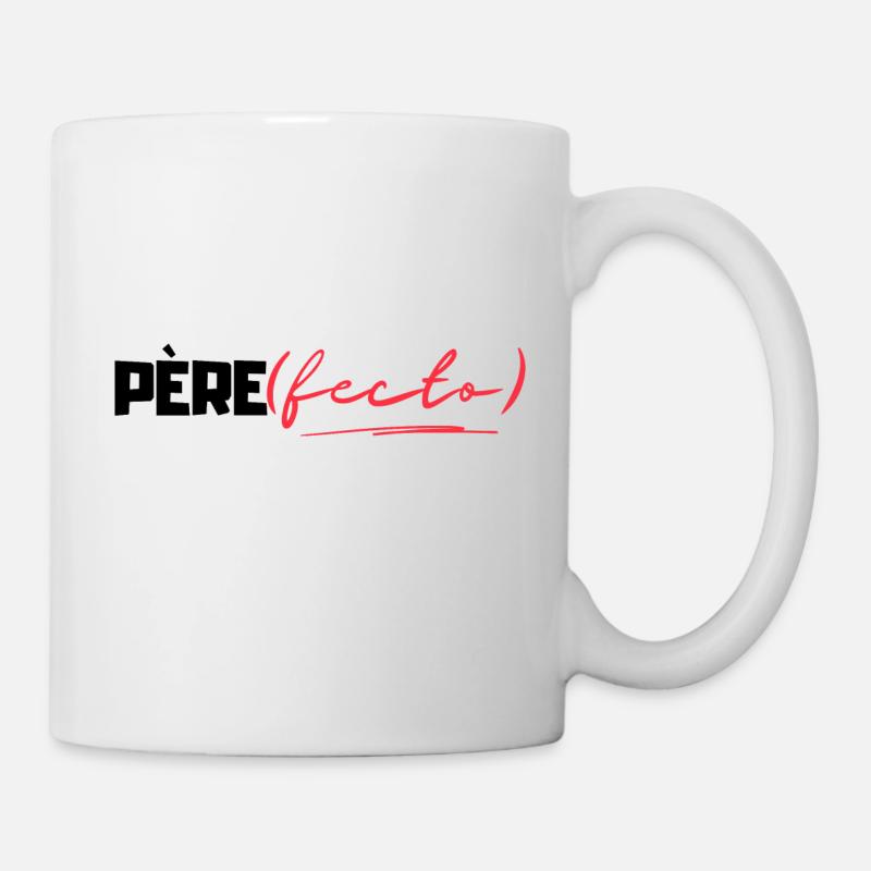 Père(fecto) cadeau papa humour - Mug blanc - blanc