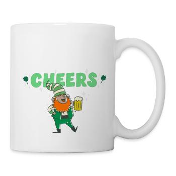 Prost. Fröhlichen St Patrick Tag! - Tasse - Weiß - Rechts