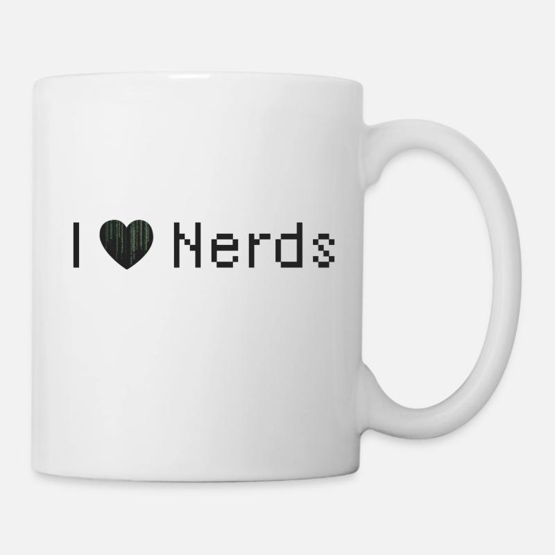 I Love Nerds - Mug - white