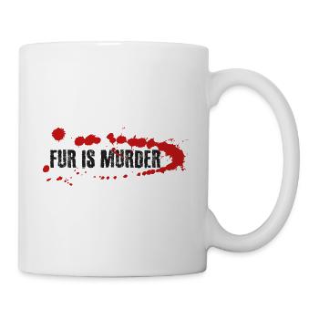 Fur is murder - Mug - white - Right