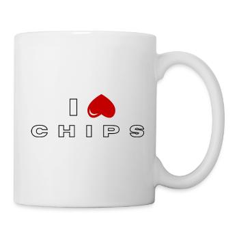 I hate Chips - Mug - white - Right