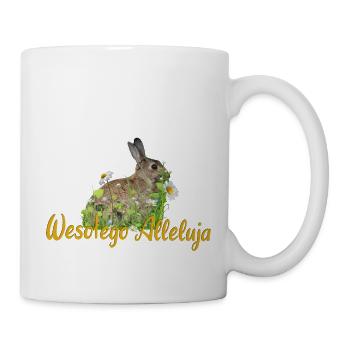 Wesołego Alleluja Joyeuses Pâques - Mug blanc - blanc - Droite