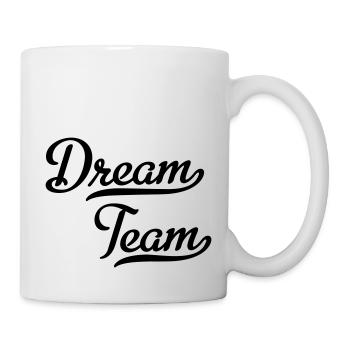 Dream Team - Tasse - Weiß - Rechts