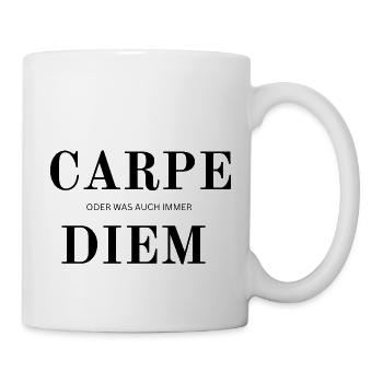 Carpe Diem ou autre - Mug blanc - blanc - Droite