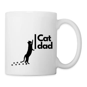Cat-dad - Tasse - Weiß - Rechts