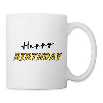 JAHRESTAG. ALLES GUTE ZUM GEBURTSTAG!. ALLES GUTE ZUM GEBURTSTAG!. - Tasse - Weiß - Rechts