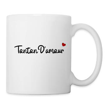 Tonton d'amour - Mug blanc - blanc - Droite