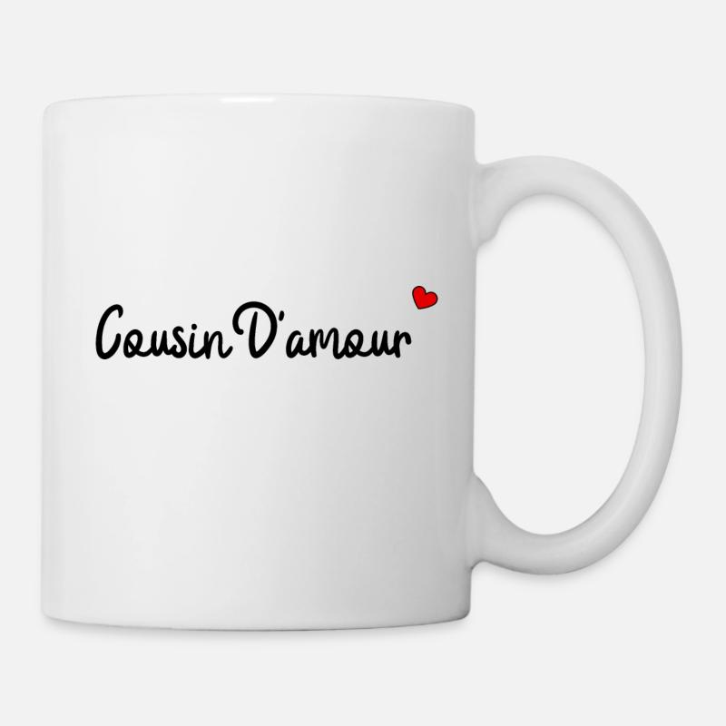Cousin d'amour - Mug blanc - blanc