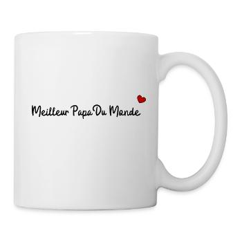 Meilleur papa du monde - Mug blanc - blanc - Droite
