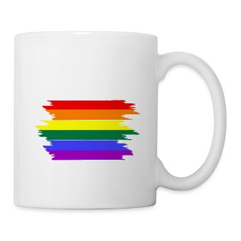 Pride Month, Regenbogen - Tasse - Weiß - Rechts