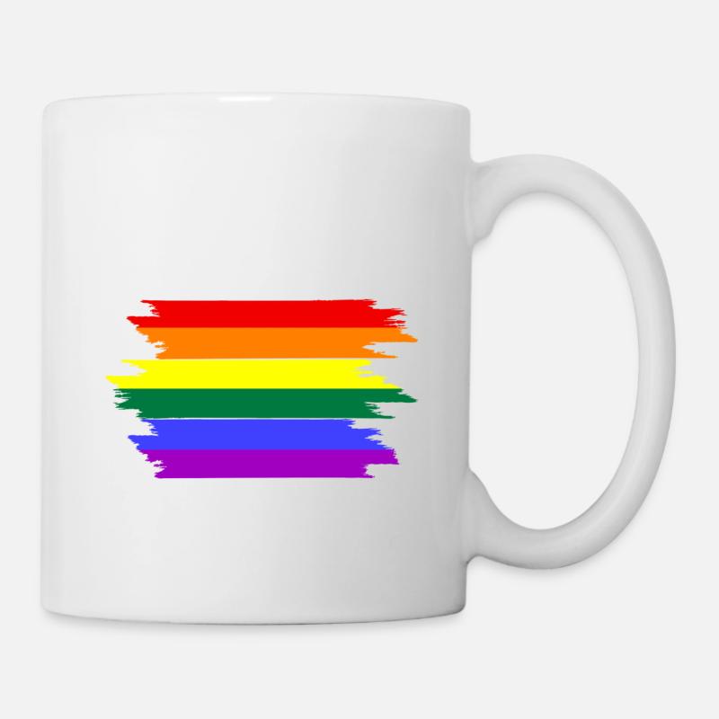 Pride Month, Regenbogen - Tasse - Weiß