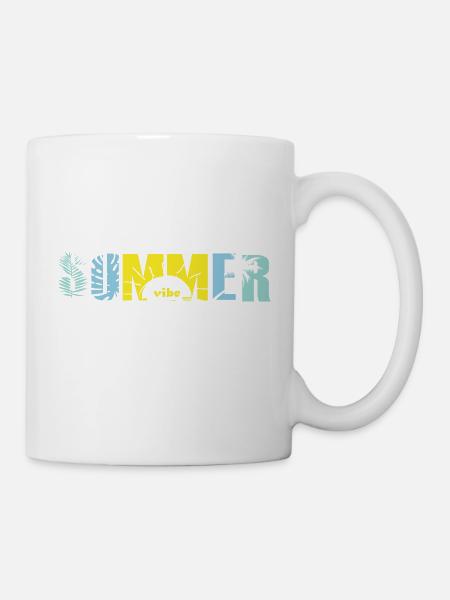 SUMMER vibe - Mug blanc - blanc