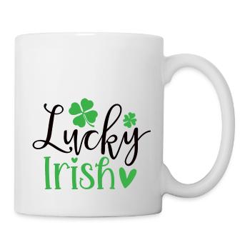 Design Lucky Irish - Mug blanc - blanc - Droite