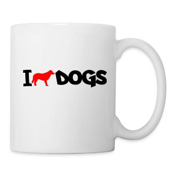 dog i love 02 - Tasse - Weiß - Rechts