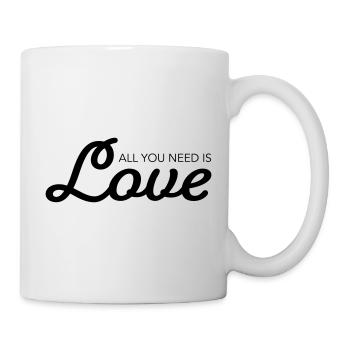 All you need is love - Tasse - Weiß - Rechts