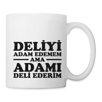 Lustiges Türkisches Design. Türkischer Spruch - Tasse - Weiß - Rechts