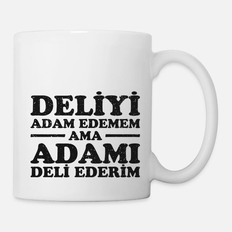 Lustiges Türkisches Design. Türkischer Spruch - Tasse - Weiß