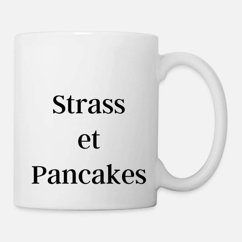 Strass and pancakes - Mug blanc - blanc