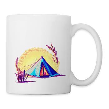 Camping Campervan Camping Caravan Camp Cadeau - Mug blanc - blanc - Droite