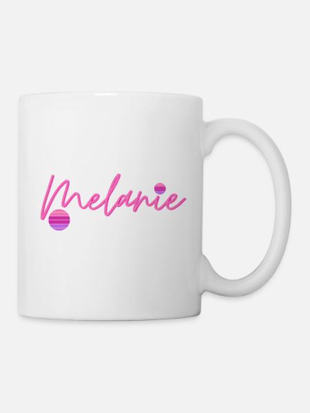 Mélanie Prénom - Mug blanc - blanc