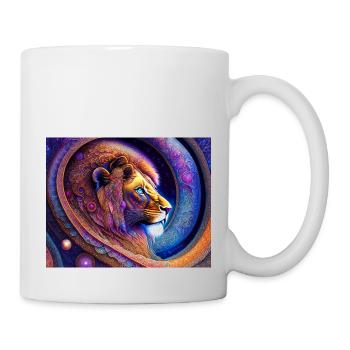 Lion - Mug blanc - blanc - Droite