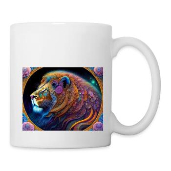 Lion - Mug blanc - blanc - Droite
